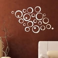 thumbnail image 1 of Pegatina De Pared Decoración Círculos estilo espejo calcomanía removible vinilo arte Mural pared pegatina hogar, 1 of 6