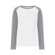 thumbnail image 3 of Hfnxid Womens Long Sleeve T Shirts Loose Fit Raglan Crewneck Tops Stretchy Basic Blouses Fashion Casual Tshirts Gray,M, 3 of 7