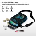 thumbnail image 7 of HELLHERO Frog Travel Crossbody Purse for Adult Leakproof Adjustable Shoulder Strap Crossbody Bag Polyester Double Layer, 7 of 7