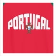 thumbnail image 3 of Playera Portugal para Niña, Cuello Redondo Manga Corta Rojo Talla 8, 3 of 4