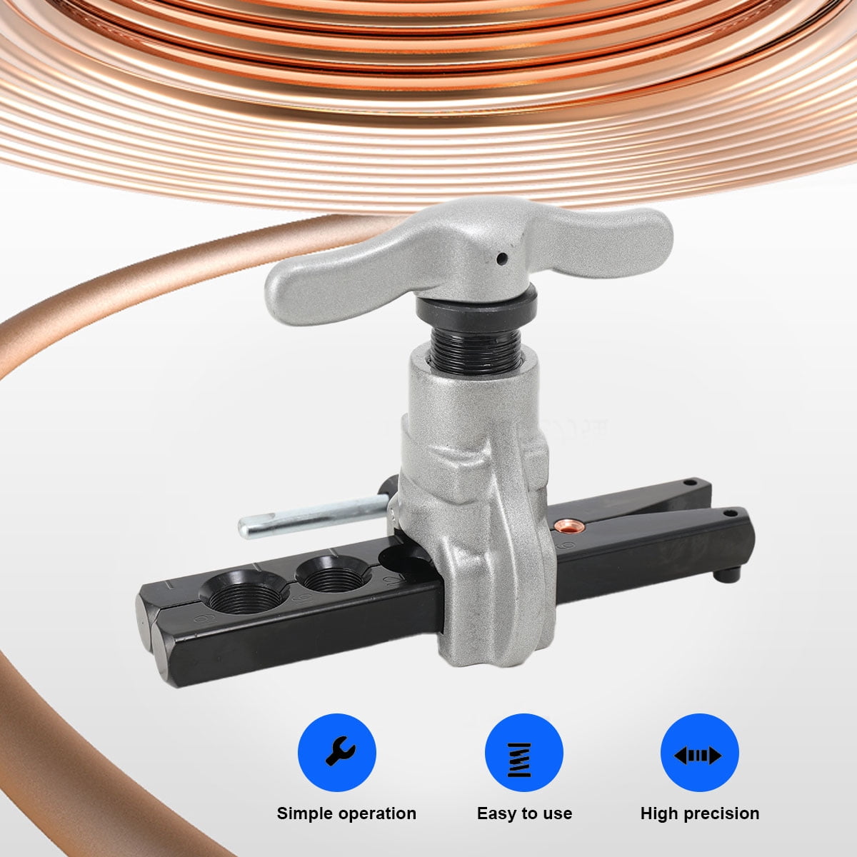 SUDEG Orbital Flare HVAC and Refrigeration Flaring Tool for Copper, Aluminum, Steel and Brass