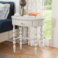 thumbnail image 4 of Pemberly Row Modern / Contemporary Dove White Wood Oval Accent Table, 4 of 7