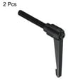 thumbnail image 2 of Uxcell Handles Adjustable Clamping Lever Push Button Ratchet Male Threaded Stud 2 Pack M10 x 70mm Black, 2 of 6