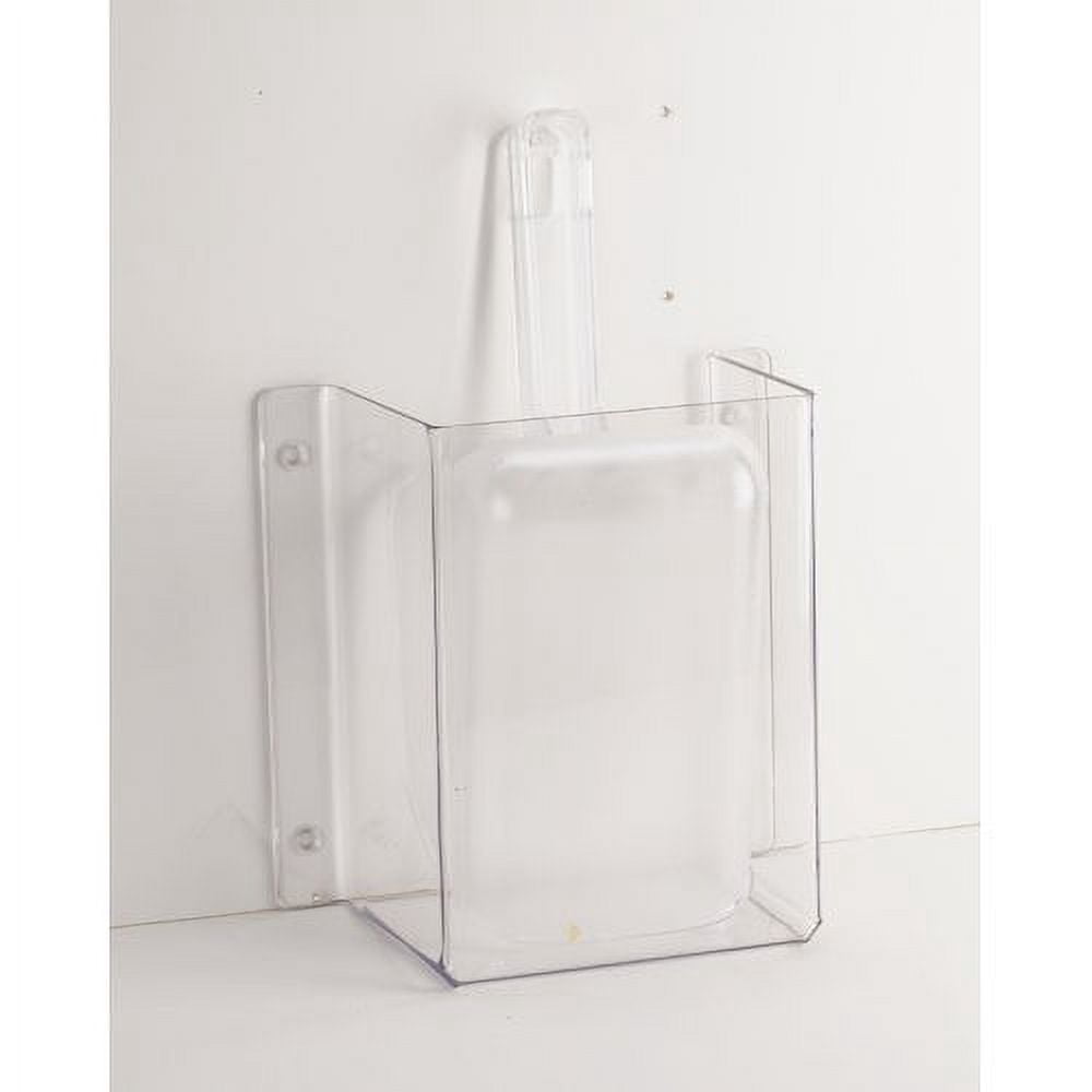 Cal Mil 623 Polycarbonate Wall Mount Scoop Guard - 6 oz - Clear