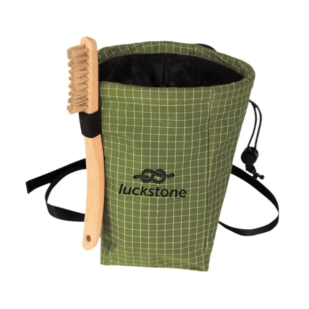 Bolsa de almacenamiento para magnesio de escalada, gran regalo, equipo de escalada, magnesio de gimnasio de gran capacidad. Verde