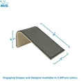 thumbnail image 3 of Best Pet Supplies Catify Sloped Sisal Cat Scratcher Ramp for Indoor Cats, 15” x 9” x 6.7”, Gray, 3 of 6