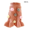 thumbnail image 2 of Billuyoard Ropa de invierno frío para mascotas, suéter de fibra acrílica para mantener el calor, disfraz a prueba de frío, accesorio de ropa para Ropa para mascotas Rosado SG Billuyoard PT004523-10, 2 of 6