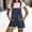 Blue 06, variant on Ksrymi 2 Piece Sets for Women Classic Denim Short Overalls, Adjustable Buckle Straps, Button Closure, Rolled Hem, Multi-Pocket Casual Short Jumpsuit Romper Rompers for Women