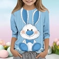 thumbnail image 2 of Eres Más Que una Camisa de Puntuación de Prueba Linda Impresión Del Día de Pascua 3/4 de Manga Top de Cuello Redondo para Niños, Camisas de Manga Larga de Niños de Poliéster Suave Tamaño 12-14 Juvent, 2 of 6