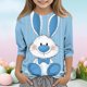 thumbnail image 2 of Eres Más Que una Camisa de Puntuación de Prueba Linda Impresión Del Día de Pascua 3/4 de Manga Top de Cuello Redondo para Niños, Camisas de Manga Larga de Niños de Poliéster Suave Tamaño 12-14 Juvent, 2 of 6