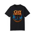thumbnail image 2 of [Summer T-Shirt] Black Cotton Men's Casual Summer T-Shirt | Round Neck, Vibrant "OZZY CORBURNE" Graphic, Machine Washable, 2 of 8
