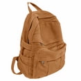 thumbnail image 1 of Mochila GAMLFL de lona marrón claro para mujer y hombre 19L, 1 of 9