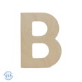thumbnail image 1 of Wooden Letter B Cutouts 12", Pack of 10 Wooden Letters for Wall Decor, Home Decor, Crafts, and Party Decorations by Woodpeckers, 1 of 5