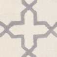 thumbnail image 4 of Safavieh Cambridge 2'6" X 8' Hand Tufted Wool Rug in Ivory and Silver, 4 of 4