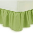 thumbnail image 1 of KP Linen Ruffled Bed Skirt with Split Corners Queen Size (21 Inch Drop) Platform Dust Ruffle Gathered Bedskirt with 400 Thread Count Microfiber Wrinkle Free Ruffled Gatherd Bed Skirt(Sage Solid), 1 of 3