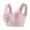 Pink, variant on Push Up Women's Bra No Underwire Full Coverage Lightweight Lace Plus Size Solid Color Wide Strap Women's Breathable Bralettes Bras