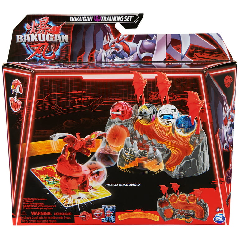 Bakugan Training Set with Customizable Action Figure, Trading Cards, and  Playset (Styles May Vary)