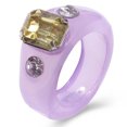 thumbnail image 1 of Anillos lindos de resina acrílica Anillos transparentes coloridos para nudillos de verano Wmkox8yii fajkfhkj1717, 1 of 2