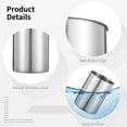 thumbnail image 4 of 3 PCS Stainless Steel Kitchen Utensil Holders, 5.5 x 7.3 in Cylinder Kitchen Countertop Organizer, Dishwasher Safe Cooking Utensil Holder, Large Capacity for Cafe Restaurant Bakery, 4 of 6