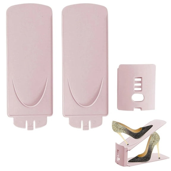 1 Double-Layer Adjustable Shoe Rack Clearance! Double Layer Shoe Rack Organizer Adjustable Closet Slot Shoe Stacker