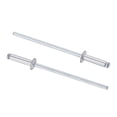 thumbnail image 1 of Unique Bargains 2.4mm Diameter 9mm Grip Length Silver Tone Aluminum Blind Rivets 60 Pack, 1 of 4