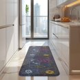 thumbnail image 4 of Pioneer Flower Floral Print Pattern Kitchen Rug Mat,Kitchen Runner Rugs Non Skid Washable,Decorative Kitchen Floor Mats for Kitchen,Sink,Laundry,17"x47.2", 4 of 7