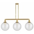 thumbnail image 1 of Innovations 213-SG-G204-12-LED XX-Large Beacon 3 Light Island Light part of the Franklin Restoration Collection, Satin Gold, 1 of 1