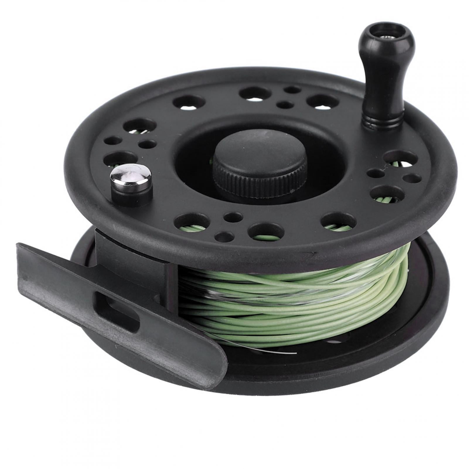 Moulinet Pêche à La Mouche FGXY GLA5/6 - Ligne Incluse, Bobine V-Canal - Pour Rivières Et Lacs