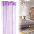 thumbnail image 2 of BadPiggies Crystal Beaded Tassel Curtain, Partition Door Curtain Beaded String Curtain Door Screen Panel Home Decor Divider Crystal Tassel Screen 39"x78" (Purple), 2 of 9