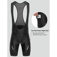 thumbnail image 5 of Qualidyne Men’s Cycling Bib Shorts with Pocket, 4D Padded Road Bike Bibs with Breathable Mesh Back, 5 of 7