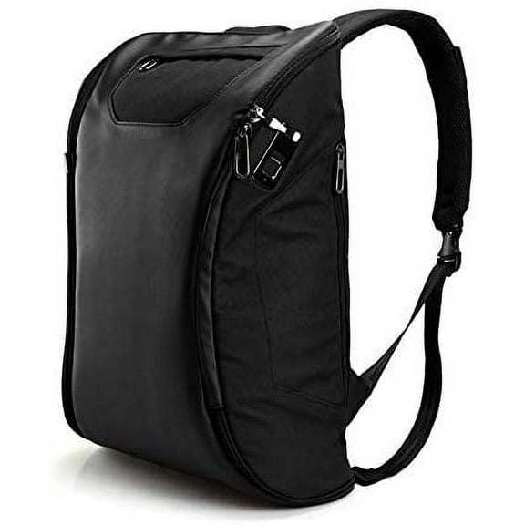 AI Home Tech Anti Theft Fingerprint Lock Smart Travel Laptop Backpack, Black