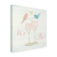 thumbnail image 2 of Trademark Fine Art 'Lovebirds IV' Canvas Art by Courtney Prahl, 2 of 3