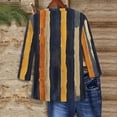 thumbnail image 4 of Super Cadeaux pour Moins DYTTDG T-shirt Grande Taille pour Femmes Manches 3/4 Hauts Imprimés Col Rond Blouse Décontractée Ample Hauts pour Femmes, 4 of 4