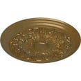 thumbnail image 3 of Ekena Millwork 20"OD x 1 1/2"P Damon Ceiling Medallion (Fits Canopies up to 3 3/8"), Hand-Painted Pale Gold, 3 of 6