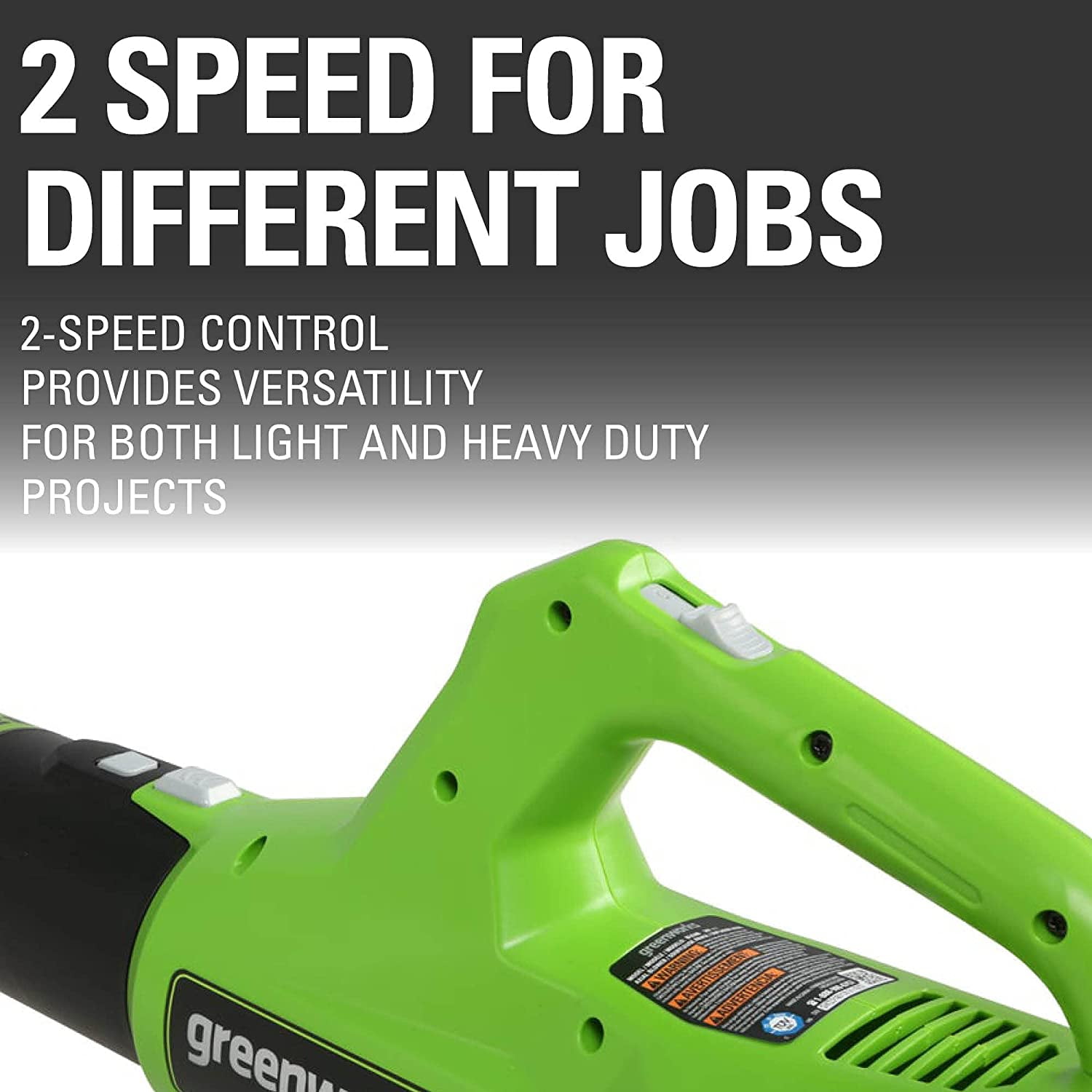 90 MPH 320 CFM 24-Volt Battery Cordless Handheld Leaf Blower (Tool-Only)