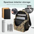 thumbnail image 5 of Bulopur Baseball Bass Camo Kids Backpack Set 4 Pcs Stain Resistant Sporty Kids Bookbag with Lunch Bag, Pencil Case and Water Bottle Cover for Fishing Baseball Fans Grade 1-6, 5 of 8