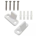 thumbnail image 1 of Abbracc 4x 2Pcs Sliding Barn Door Floor Guides Bottom L Guide with Screws Hardware Floor, 1 of 9
