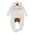 thumbnail image 2 of Ropa de bebé unisex Lindo traje de nieve para bebé Body con capucha Manga larga, 2 of 8