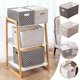 thumbnail image 1 of Cubos de almacenamiento Dgankt, caja plegable de tela portátil flotante para mesa, cesta para juguetes, cajón de cocina, cesta gruesa para artículos esenciales del hogar., 1 of 8