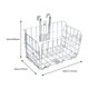 thumbnail image 1 of unbranded Cesta Para De En Hierro Plateado Resistente Y Para, 1 of 5