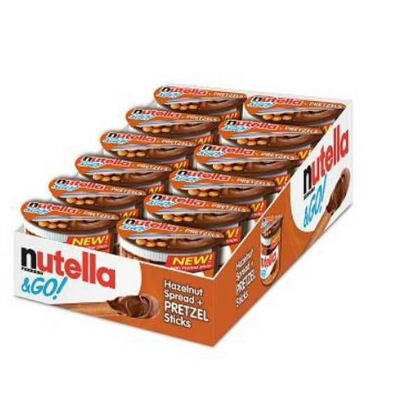 Nutella & Go, With Pretzels, Count 12 (1.9 oz) - Snacks / Grab Varieties & Flavors