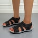 thumbnail image 1 of Sandalias romanas de playa con punta abierta, transpirables, ligeras, informales, retro, para mujer Wmkox8yii  nm1018, 1 of 4
