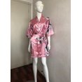 thumbnail image 6 of KIMONO - Silk/Satin Robe - Pretty FLORAL, 6 of 7