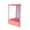 Pink, variant on ZenCart Non-Reversing True Makeup Mirror High Clarity Desktop Vanity Mirror Men Women Precision True Image Inverted Standing Cosmetic Mirror