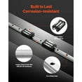 thumbnail image 3 of VEVOR Linear Rail Guide Kit, HGR20, 2Pcs 1000 mm (39.4 inch) Linear Motion Rails and 4Pcs Bearing Slide Blocks, Anti Rust and High Precision Kit, for DIY, CNC Routers, Lathes, Mills, 3D Printers, 3 of 9