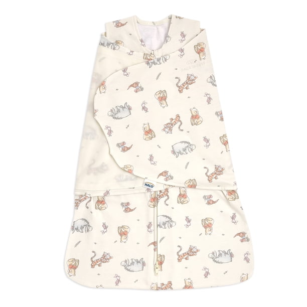 HALO Disney - Saco de dormir para bebé, 100 % algodón, manta portátil ajustable en 3 direcciones, TOG 1,5, Winnie Frolic, pequeño, 3-6 meses