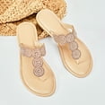 thumbnail image 4 of Ataiwee Women's Flat Slide Sandals - Comfortable Cute Summer Flops., 4 of 7