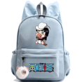thumbnail image 5 of Anime One Piece Backpack Knapsack Kids Boy Girl Printed School Bag Teenager Student Cartoon Bookbag Outdoor Rucksack, 5 of 5