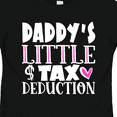 thumbnail image 4 of Inktastic Daddy's Little Tax Deduction Pink Hearts Boys or Girls Toddler T-Shirt, 4 of 5
