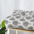 thumbnail image 2 of Nvzi Bohemian Soft Patio Chair Pads Indoor Office Home Kitchen Square Dining Chair Cushion Pillow Beige White 18x18x4, 2 of 5